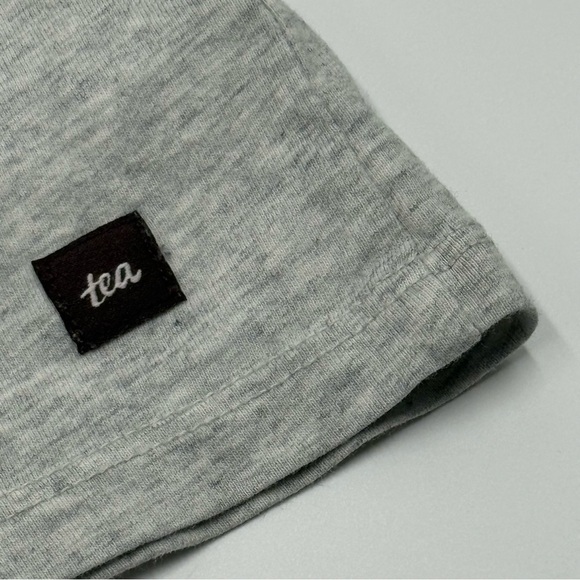 Tea Collection Kids Artsy Colorful Rabbit Long Sleeve Shirt 5 Grey, Blue, Pink - Picture 5 of 10